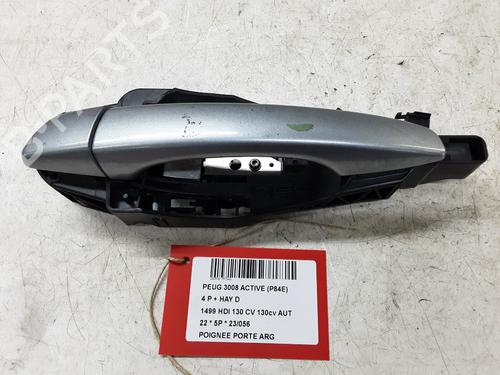 Used Rear left exterior door handle PEUGEOT 3008 II SUV (MC_, MR_, MJ_, M4_) 1.5 BlueHDi 130 (131 hp) 20280462