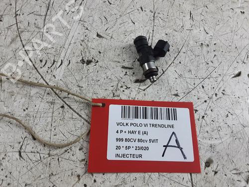 Used Injector VW POLO VI (AW1, BZ1, AE1) 1.0 MPi (80 hp) 28383165