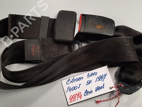 Used Rear center seatbelt CITROËN SAXO (S0, S1) 1.4 VTS (75 hp) 20287598
