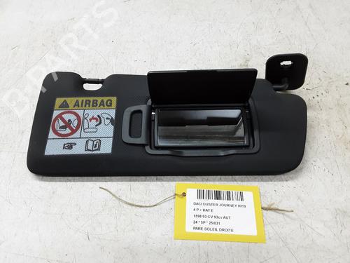 Right sun visor DACIA DUSTER (PYM_, PYN_) 1.0 ECO G-100 | BP37407468I2 - Image 2