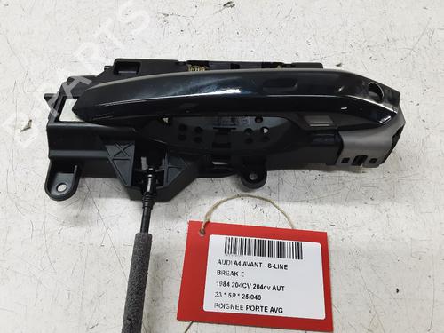Used Front left exterior door handle AUDI A4 B9 Avant (8W5, 8WD) 40 TFSI Mild Hybrid (204 hp) 32011588