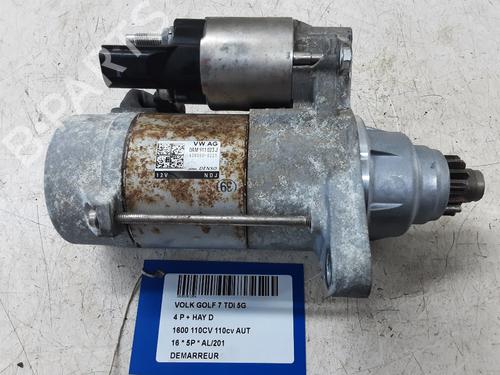 Used Starter Starter VW GOLF VII (5G1, BQ1, BE1, BE2) 1.6 TDI (110 hp) 20279001 20279001