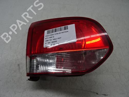Used Left tailgate light VW GOLF VI (5K1) 1.6 TDI (105 hp) 20269792