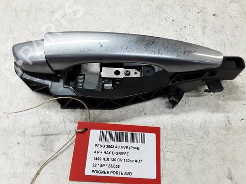 Used Front right exterior door handle PEUGEOT 3008 II SUV (MC_, MR_, MJ_, M4_) 1.5 BlueHDi 130 (131 hp) 20280458
