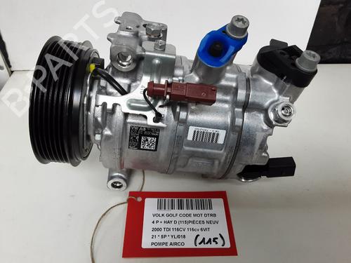 AC Kompressor VW GOLF VIII (CD1, DA1) 2.0 TDI (116 hp) 26129319