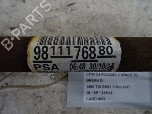 Left front driveshaft CITROËN C4 Grand Picasso II (DA_, DE_) 1.6 HDi / BlueHDi 115 | BP20269540M38 