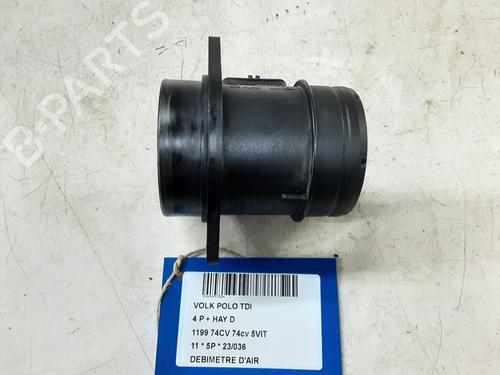Used Mass air flow sensor VW POLO V (6R1, 6C1) 1.2 TDI (75 hp) 20279514