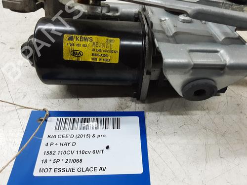 Used Front wiper motor KIA CEE'D (JD) 1.6 CRDi 110 (110 hp) 20270820