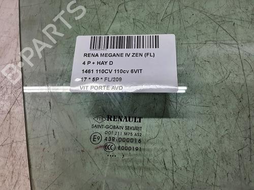 Front right door window RENAULT MEGANE IV Hatchback (B9A/M/N_) 1.5 dCi 110 (B9A3) | BP32246826C19