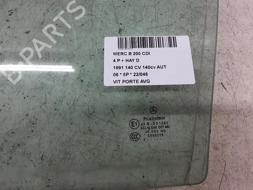 Front left door window MERCEDES-BENZ B-CLASS Sports Tourer (W245) B 200 CDI (245.208) | BP20288473C18 