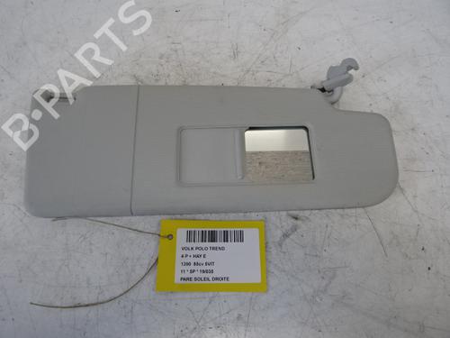 Used Right sun visor VW POLO V (6R1, 6C1) 1.4 (6R1) (85 hp) 20274546