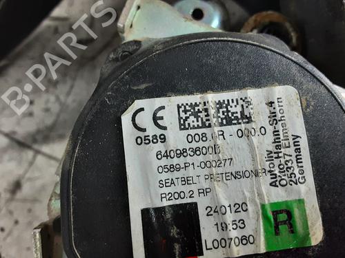 Front right seatbelt DS DS 3 / DS 3 CROSSBACK (UR_, UC_, UJ_) 1.5 BlueHDi 100 (UCYHYJ) | BP32249064I25 - Image 3