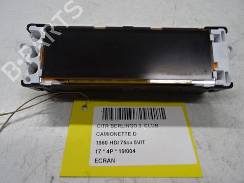 Used Display monitor CITROËN BERLINGO Box Body/MPV (B9) 1.6 HDi / BlueHDi 75 (75 hp) 20274341