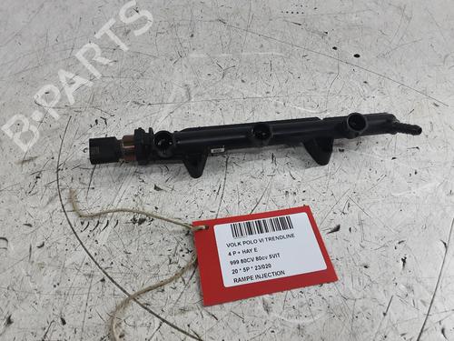 Used Injection rail VW POLO VI (AW1, BZ1, AE1) 1.0 MPi (80 hp) 28383169