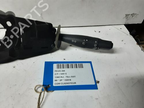 Used Steering column stalk Steering column stalk PEUGEOT 206 Hatchback (2A/C) 1.4 i (75 hp) 39889375 39889375