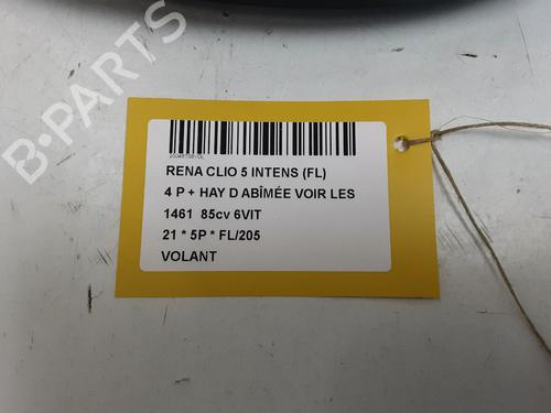 Steering wheel RENAULT CLIO V (B7_) 1.5 Blue dCi 85 (B7AG) | BP37176637C49 - Image 2