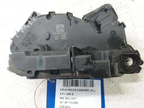Used Front left lock VW POLO VI (AW1, BZ1, AE1) 1.0 MPi (80 hp) 32629479