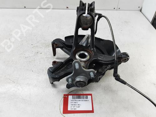 Used Right front steering knuckle VW POLO VI (AW1, BZ1, AE1) 1.0 MPi (80 hp) 28383415
