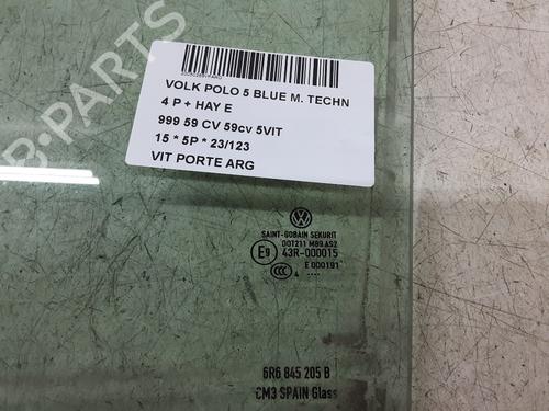 Rear left door window VW POLO V (6R1, 6C1) 1.0 | BP20281121C20 
