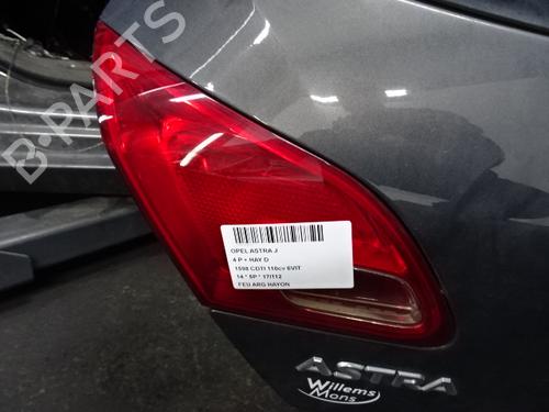 Used Left tailgate light OPEL ASTRA J (P10) 1.6 CDTi (68) (110 hp) 20269784