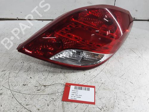 Used Right taillight PEUGEOT 207 CC (WD_) 1.6 16V (120 hp) 31604851