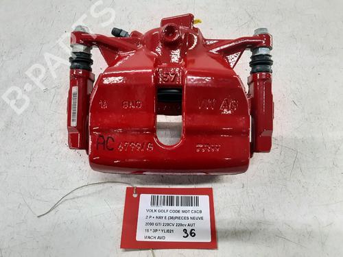 Used Right front brake caliper VW GOLF VII (5G1, BQ1, BE1, BE2) 2.0 GTI (220 hp) 25279495