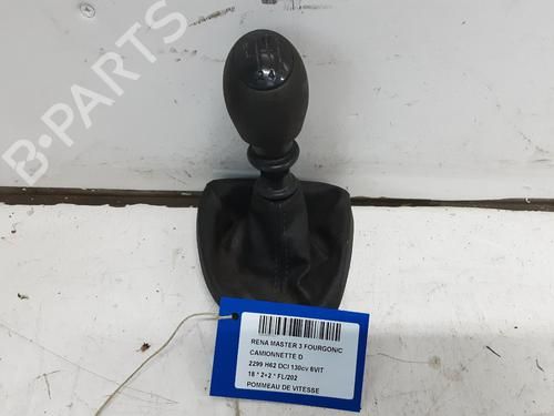 Used Shift knob Shift knob RENAULT MASTER III Platform/Chassis (EV, HV, UV) 2.3 dCi 130 FWD (EV0Y, HV0Y, UV0M, UV0Y, UV03) (130 hp) 39057845 39057845