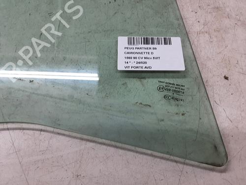 Front right door window PEUGEOT PARTNER Box Body/MPV 1.6 HDi | BP20288735C19 