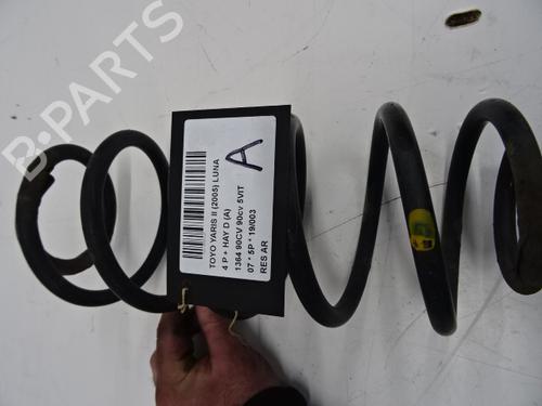 Støddæmperfjeder Støddæmperfjeder TOYOTA YARIS (_P9_) 1.4 D-4D (NLP90_, NLP90R) (90 hp) 39054683 39054683