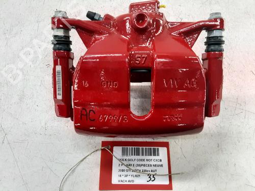 Used Right front brake caliper VW GOLF VII (5G1, BQ1, BE1, BE2) 2.0 GTI (220 hp) 25279494