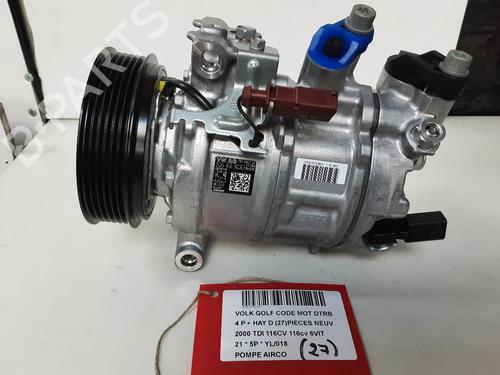 Used AC compressor VW GOLF VIII (CD1, DA1) 2.0 TDI (116 hp) 28603970