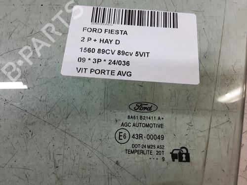 Front left door window FORD FIESTA VI (CB1, CCN) 1.6 TDCi | BP28216811C18 