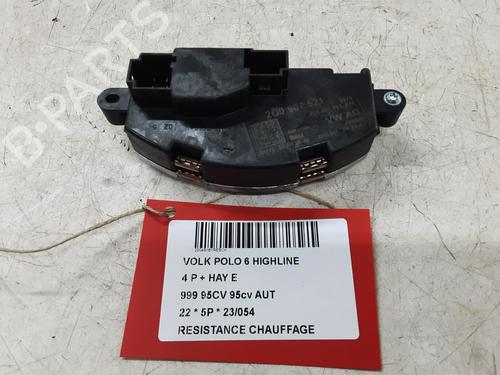 Varmeblæsermodstand VW POLO VI (AW1, BZ1, AE1) 1.0 TSI (95 hp) 23644347