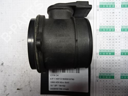 Used Mass air flow sensor Mass air flow sensor CITROËN C4 I (LC_) 1.6 HDi (90 hp) 39052869 39052869
