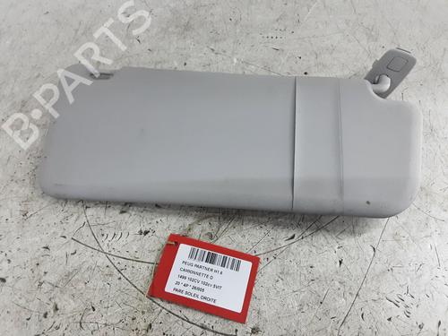 Used Right sun visor Right sun visor PEUGEOT PARTNER Box Body/MPV (K9) 1.5 BlueHDi 100 (102 hp) 32663954 32663954