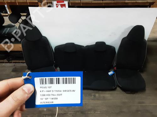 Used Seats set Seats set PEUGEOT 107 (PM_, PN_) 1.0 (68 hp) 33312898 33312898
