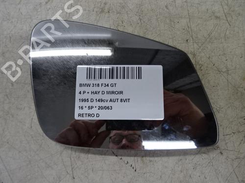 Used Right mirror BMW 3 Gran Turismo (F34) 318 d (150 hp) 29609841