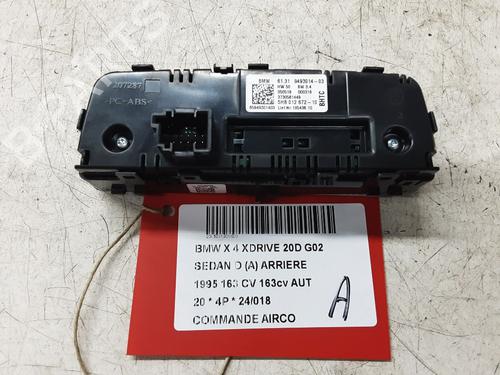 Climate control BMW X4 (G02, F98) xDrive 20 d | BP32161369I5 - Image 2