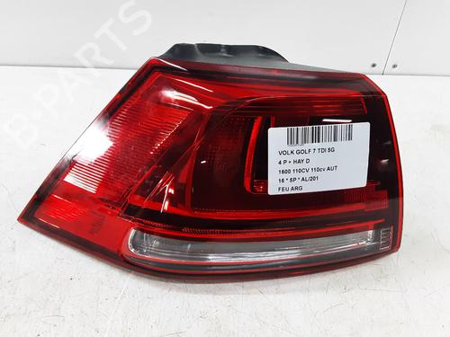 Used Left taillight VW GOLF VII (5G1, BQ1, BE1, BE2) 1.6 TDI (110 hp) 20279949