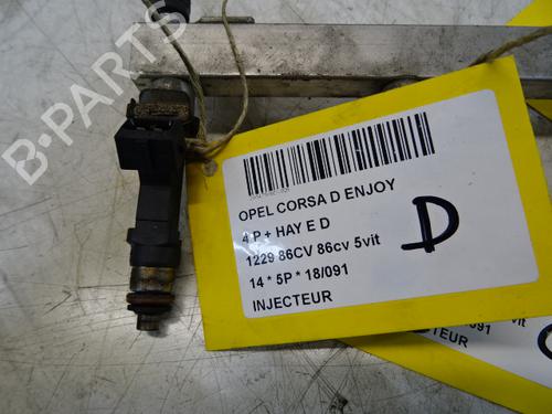 Used Injector OPEL CORSA D (S07) 1.2 (L08, L68) (86 hp) 24832194