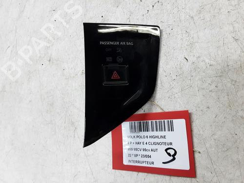 Used Switch Switch VW POLO VI (AW1, BZ1, AE1) 1.0 TSI (95 hp) 23644384 23644384