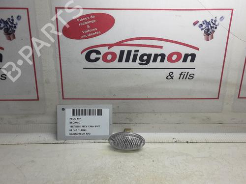 Used Right front indicator Right front indicator PEUGEOT 407 (6D_) 2.0 HDi 135 (6DRHRH, 6DRHRE, 6DRHRG, 6DRHRJ) (136 hp) 20284461 20284461