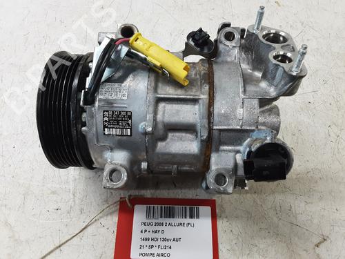 Used AC compressor AC compressor PEUGEOT 2008 II (UD_, US_, UY_, UJ_, UR_, UC_) 1.5 BlueHDI 130 (131 hp) 32248487 32248487