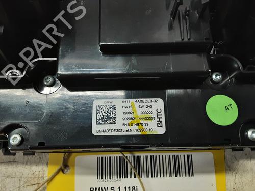 Climate control BMW 1 (F40) 118 i | BP39384667I5 - Image 4