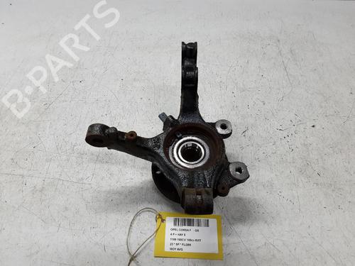 Used Left front steering knuckle Left front steering knuckle OPEL CORSA F (P2JO) 1.2 (68) (101 hp) 40293241 40293241