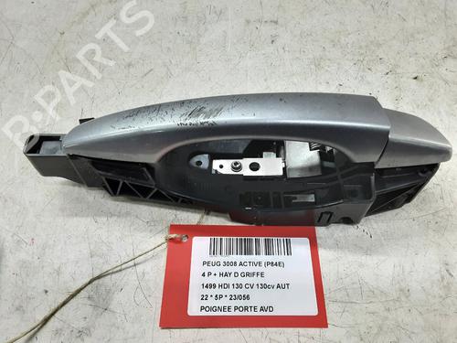 Front right exterior door handle PEUGEOT 3008 II SUV (MC_, MR_, MJ_, M4_) 1.5 BlueHDi 130 | BP20280458C129 