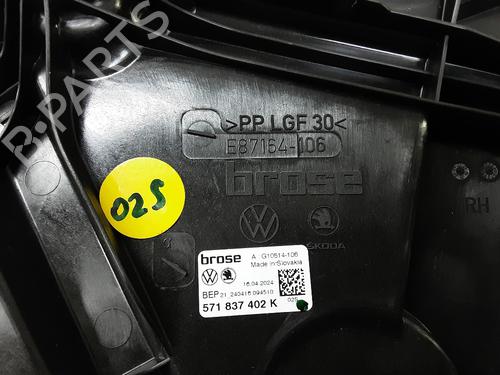 Front right window mechanism VW TIGUAN (CT1) 1.5 eTSI | BP31708473C23