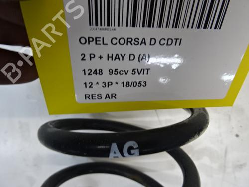 Used Shock absorber spring Shock absorber spring OPEL CORSA D (S07) 1.3 CDTI (L08, L68) (95 hp) 39054658 39054658