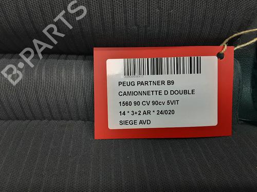 Right front seat PEUGEOT PARTNER Box Body/MPV 1.6 HDi | BP33736435C16 - Image 2