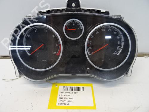 Used Instrument cluster Instrument cluster OPEL CORSA D (S07) 1.3 CDTI (L08, L68) (95 hp) 39055390 39055390